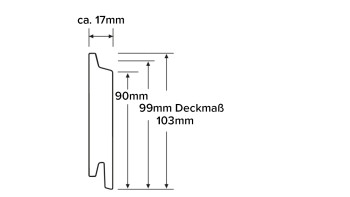 planeo Fassado - WPC rhombus strip facade cladding Prime pebble