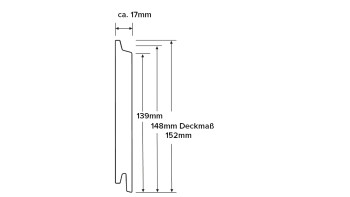 planeo Fassado - WPC rhombus strip façade cladding amber brown