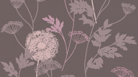 vinyl wallpaper brown modern flowers & nature Life 4 939