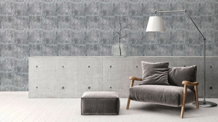 vinyl wallcovering stone wallpaper grey modern stones Elements 183