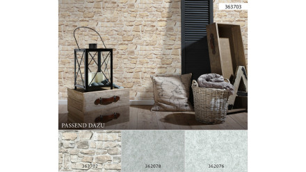 vinyl wallcovering stone wallpaper beige vintage stones elements 703