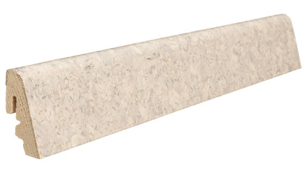 Haro skirting boards for cork flooring - 19 x 39 mm - Acros antique white/Lagos cream