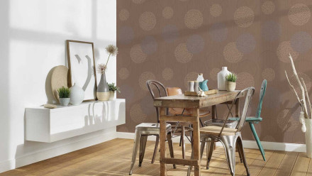 vinyl wallpaper brown modern flowers & nature stripes style guide natural 2021 913