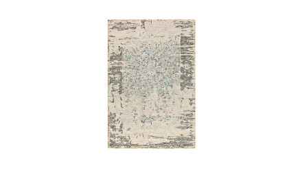 planeo carpet - damask 8067 grey / mint