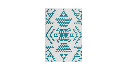 planeo carpet - Esperanto 625 white / turquoise