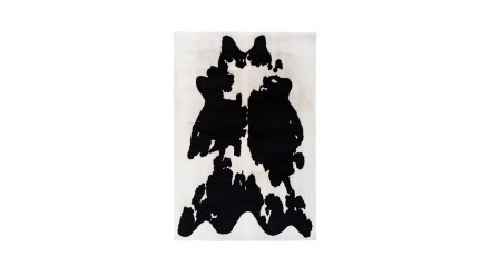 planeo carpet - Rabbit Animal 500 Black / White