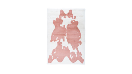 planeo carpet - Rabbit Animal 500 Pink / White