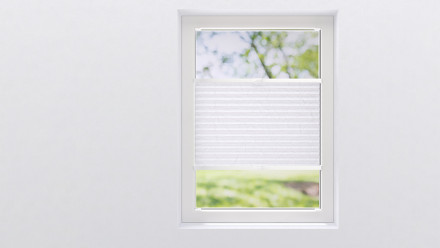 planeo pleated blind 20mm TL VS - white