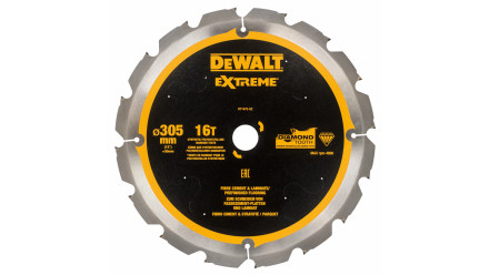 DeWalt Diamond Circular Saw Blade PCD 305mm 16 Teeth - 30mm Shank