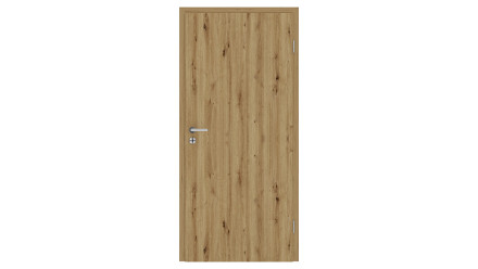 planeo CPL interior door CPL 1.0 - Tamme knot oak 2110 x 860 mm DIN R - round RSP hinge 2-t