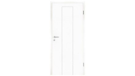 planeo interior door lacquer 2.0 - Koen 9010 white lacquer 2110 x 860 mm DIN R - round RSP hinge 3-t
