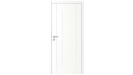 planeo interior door lacquer 2.0 - Kunz 9010 white lacquer 2110 x 735 mm DIN R - round RSP hinge 3-t