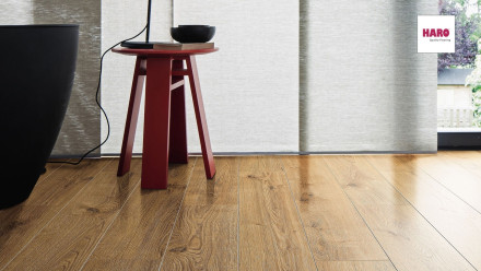 Haro Laminate Flooring Tritty 100 Silent Pro Oak Portland natural 4V Wideplank