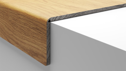 planeo vinyl stair tread type A - cover angle click top