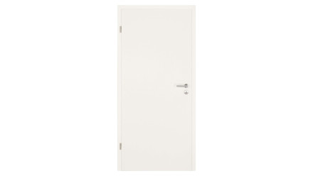 planeo CPL interior door CPL 1.0 - Frieso Pearl white 1985 x 860 mm DIN L - Round RSP hinge 2-t