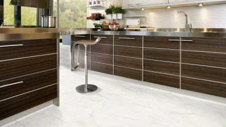 Wineo Organic Flooring - PURLINE 1500 stone XL White Marble (PL090C)