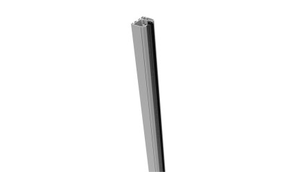 planeo Premo - clamping rail 93.5cm left silver grey