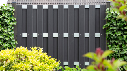 planeo prefabricated fence - square anthracite 180 x 180cm