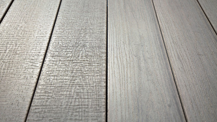 planeo TitanWood - solid plank wood structure light grey