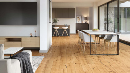 planeo Parquet Flooring - COUNTRY European lively Oak markant (PU-000191)
