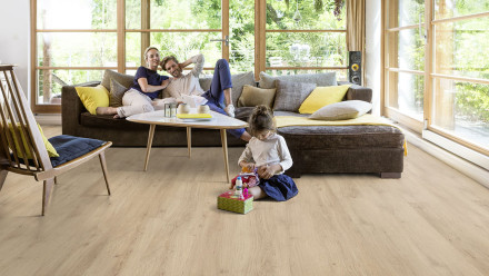 Gerflor vinyl flooring - Senso Natural design floor Sunny Light - wideplank bevelled self-adhesive (32800996)