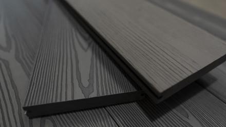 planeo BPC Oak Grove - solid plank grey oak wood texture