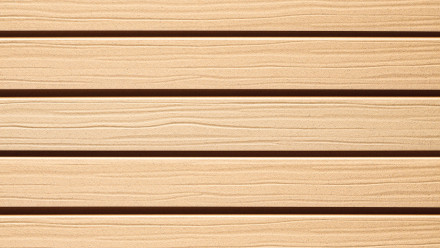 planeo Fassado - WPC rhombus strip facade cladding prime linen