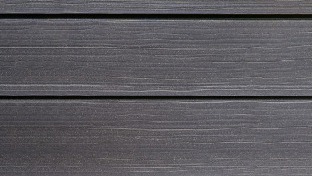 planeo Fassado - WPC rhombus strip facade cladding Prime basalt grey