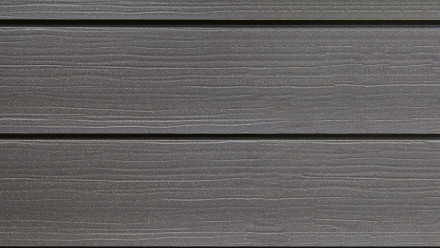 planeo Fassado - WPC rhombus strip facade cladding Prime lava grey