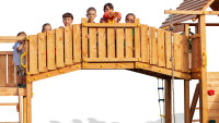 planeo Play Tower Addition - Rainbow Play Bridge