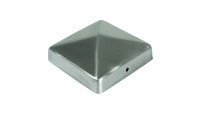 planeo TerraWood - Post cap stainless steel pyramid 9 x 9 cm