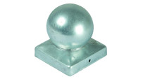 planeo TerraWood - post cap hot-dip galvanised sphere 9 x 9 cm