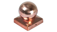 planeo TerraWood - post cap copper ball 9 x 9 cm