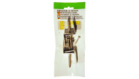planeo TerraWood - Angle fitting stainless steel with screws 4 pcs.