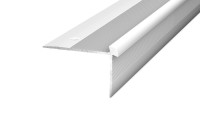 Prinz stair nosing profile silver up to 3 mm