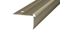 Prinz stair nosing profile stainless steel matt up to 5 mm