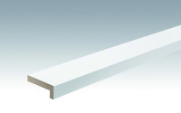 MEISTER Skirtings Angle cover strips Uni white glossy DF 324 - 2380 x 60 x 22 mm
