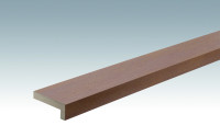 MEISTER Skirting Boards Angle Cover Strips Rust Metallic 4077 - 2380 x 60 x 22 mm (200028-2380-04077)