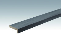 MEISTER Skirting Boards Angle Cover Strips Steel Metallic 4078 - 2380 x 60 x 22 mm (200028-2380-04078)
