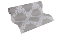 Country style wallpaper Elegance 5th Avenue A.S. Création country style ornaments grey 904
