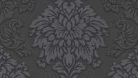 Metropolitan Stories Lizzy vinyl wallpaper - London Living Ornamental Walls Grey Metallic Black 984