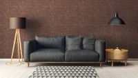 vinyl wallcovering textured wallpaper stone wallpaper brown classic retro stones industrial 472