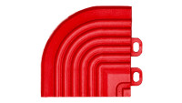 planeo Eckteil für 40 x 40 cm Klickfliesen - rot