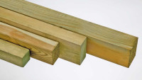 Foundation timbers Calais with side roof