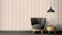 vinyl wallcovering textured wallpaper beige vintage retro stripes Versace 2 172