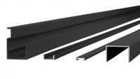 planeo Build privacy fence mounting set 19-23 mm RAL 7016