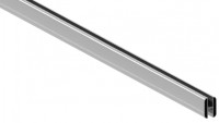 planeo H-profile 180 cm silver grey