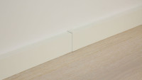 Connecting piece self-adhesive for skirting board F100202M Modern White 18 x 80 mm