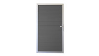 planeo Alumino - universal door anthracite grey with aluminium frame