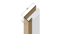 planeo Protect end profile - AP 17mm mounting 5000mm length white
